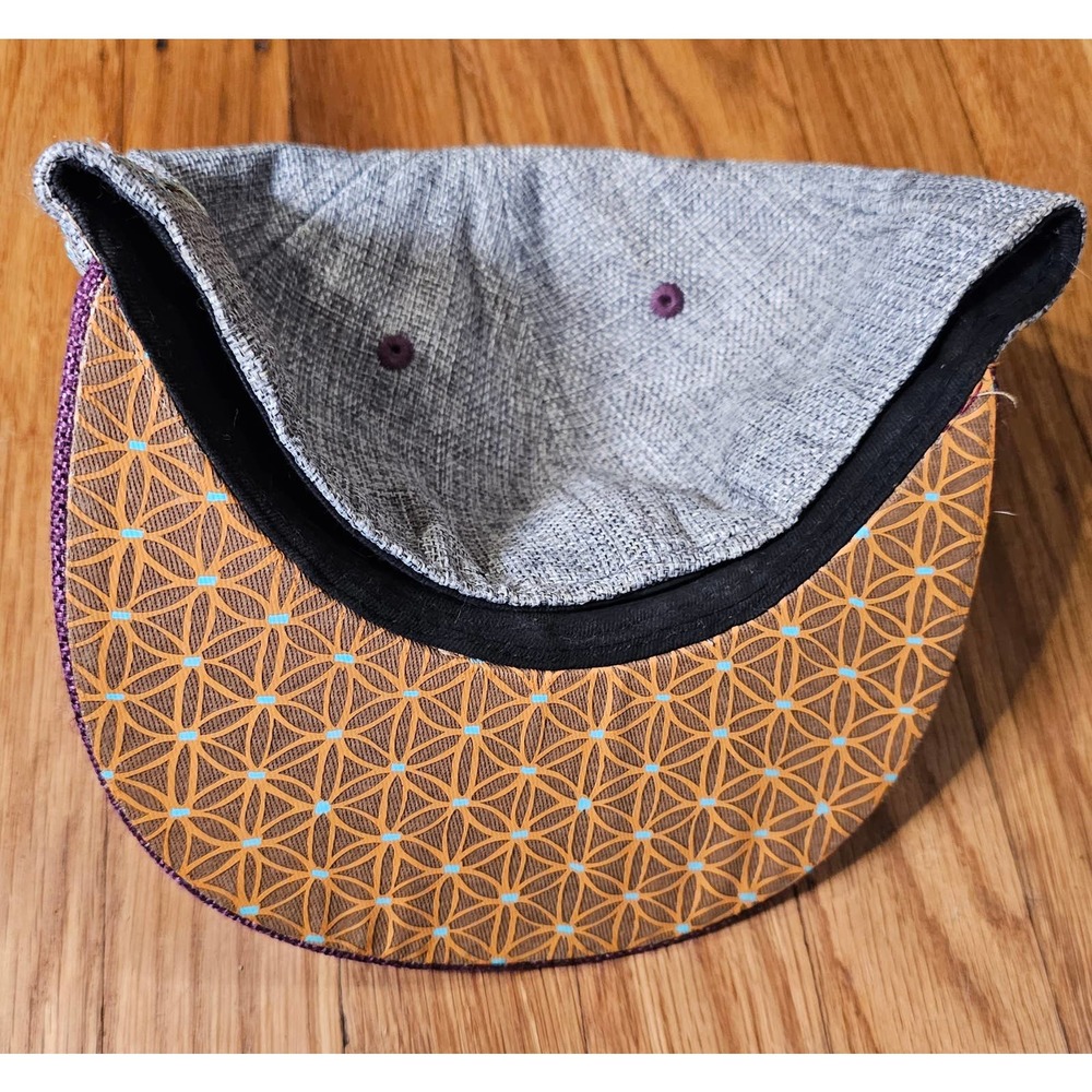Flight Inspired Hat Hemp/Satin EDM Jam Festival Hat - 7 1/4